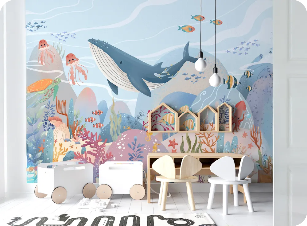 Kids Wallpaper for Playroom